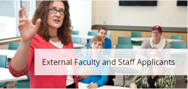 external faculty and staff applications